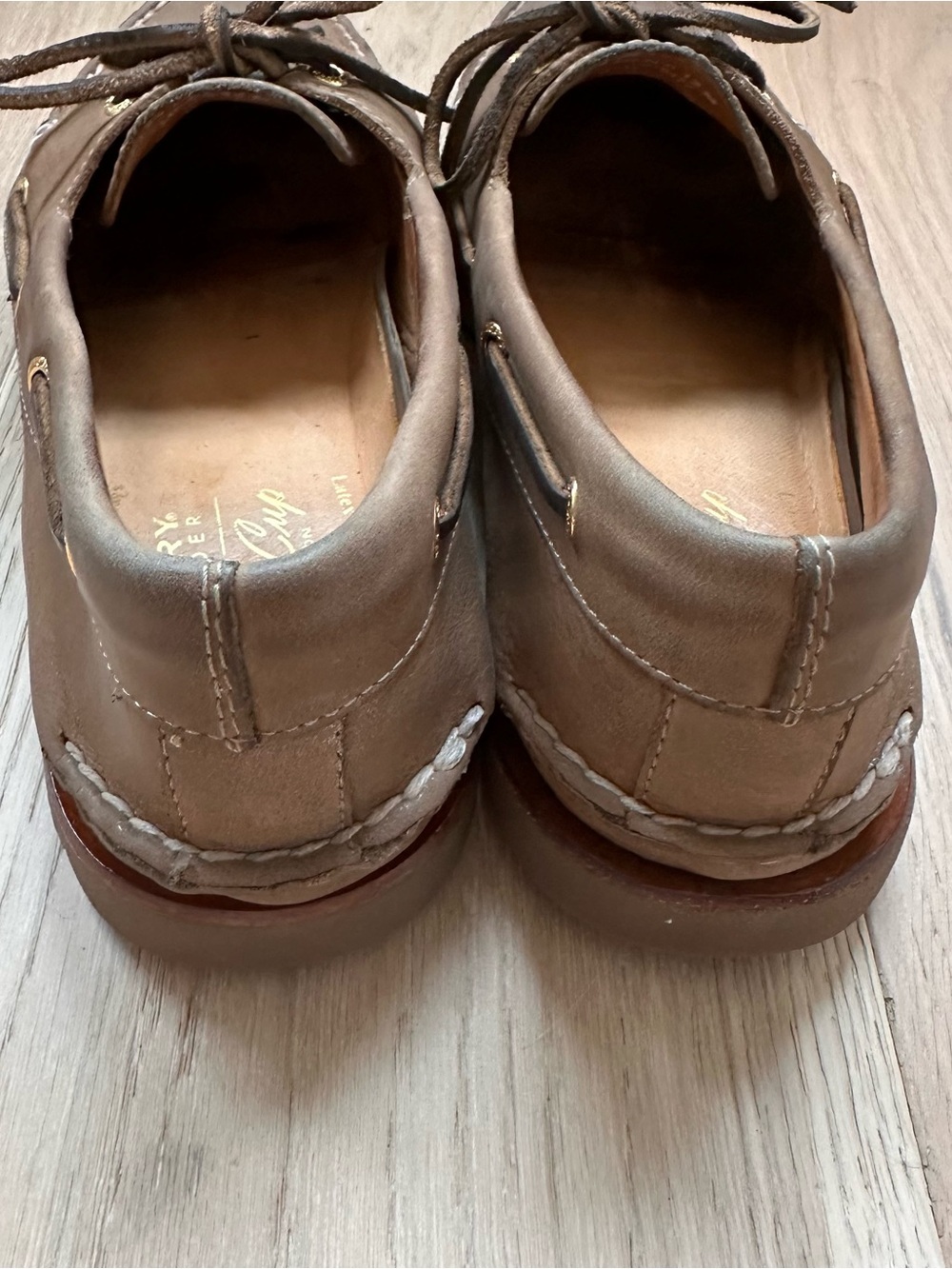 Sperry Gold Cup Brown Leather Classic Boat Shoes - Picture 3 of 5